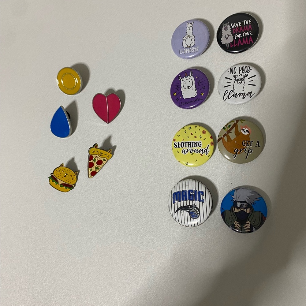 Assorted Shirt/Bag Pins